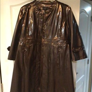 Bagatelle brand. Bronze/brown rain coat, size large
